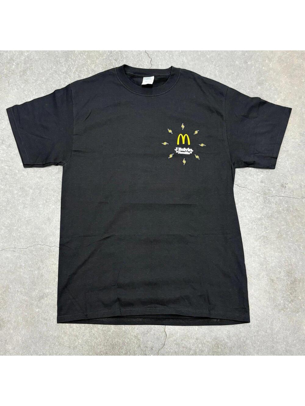 J Balvin x McDonalds Crew Member Logo T Shirt